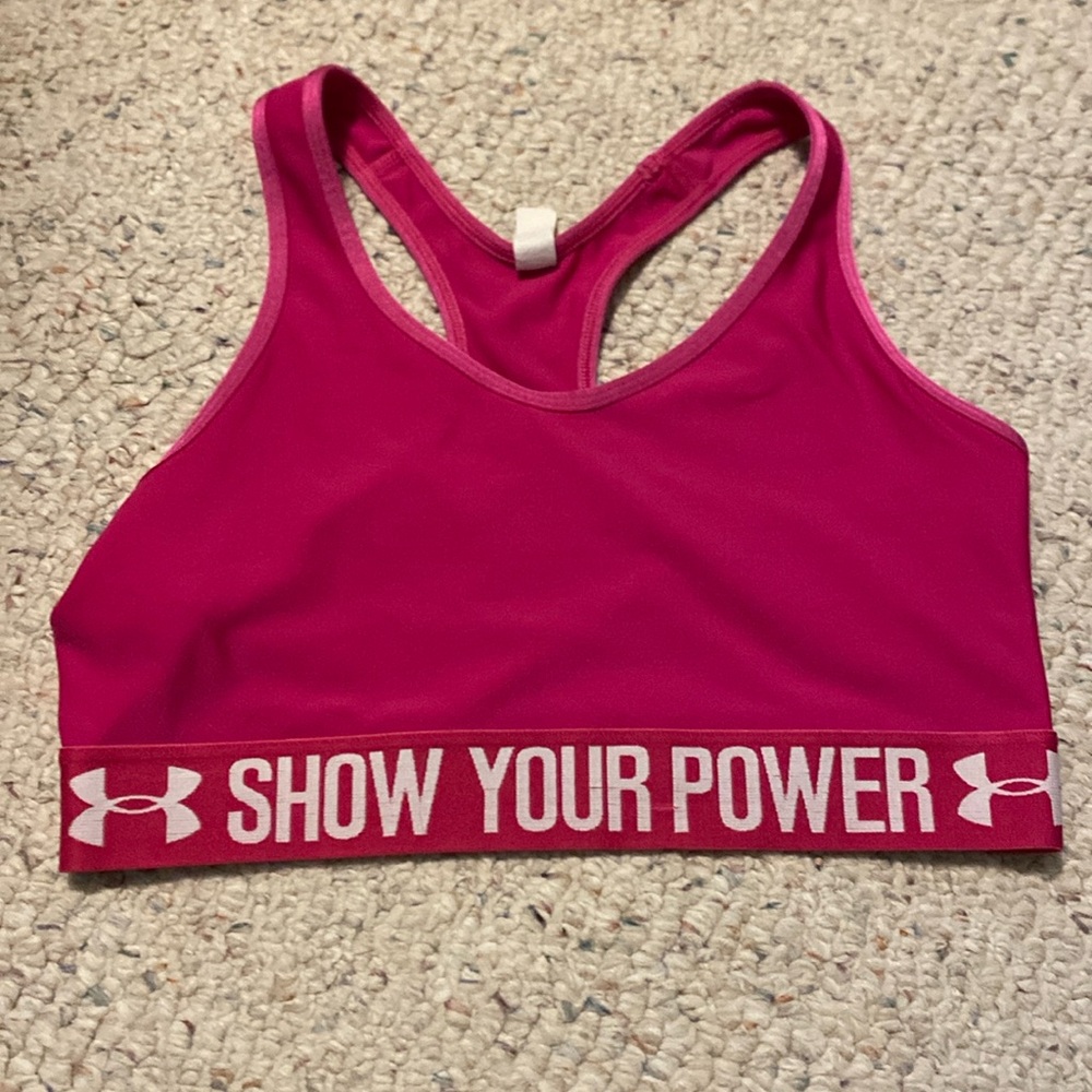 Under Armour. Juniors medium. Pink